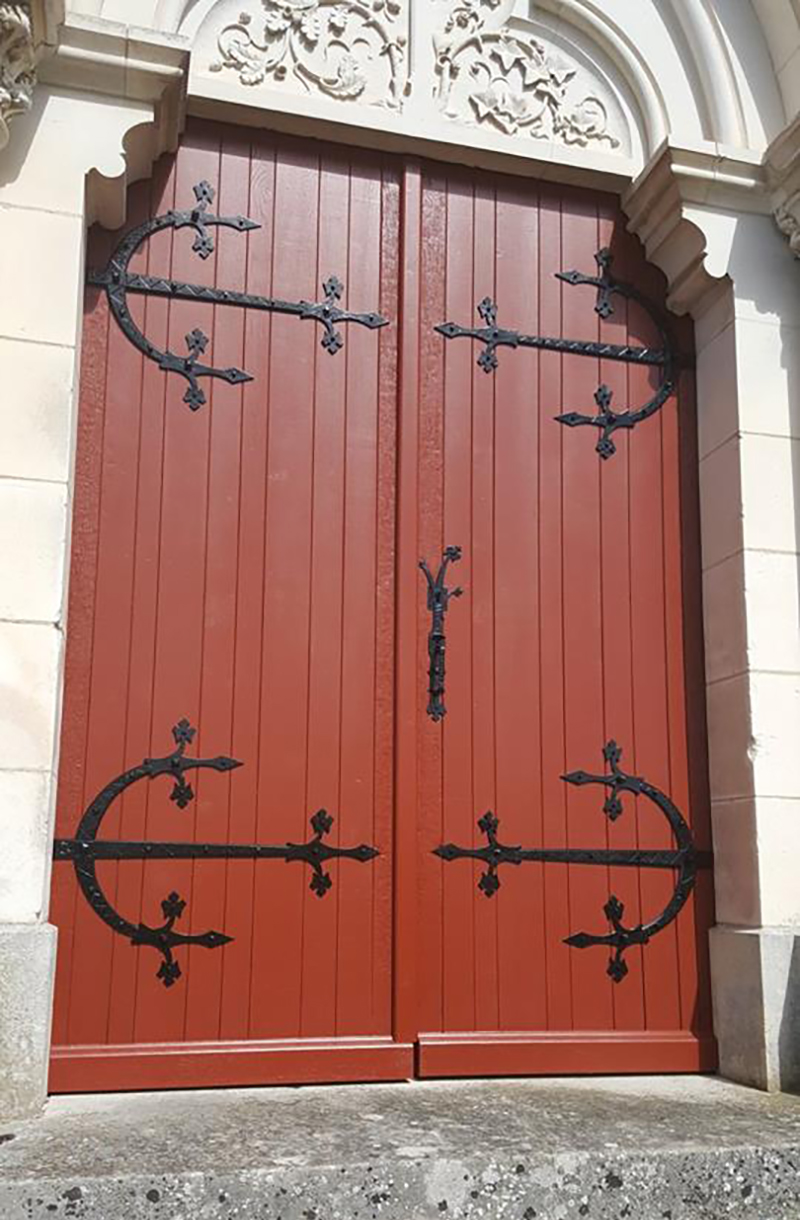 Réfection de portes d’église